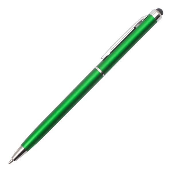 Długopis plastikowy Touch Point, zielony-2012648