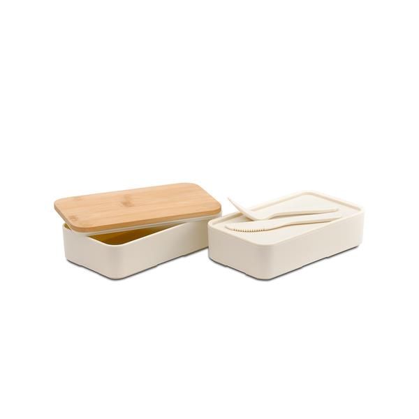 Machico lunch box podwójny, beżowy-1708818