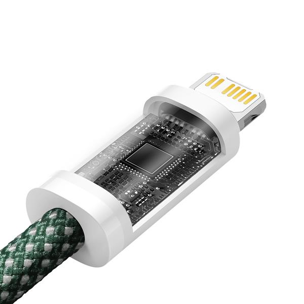 Baseus Dynamic 2 Series kabel do szybkiego ładowania USB-C - Lightning 20W 480Mb/s 1m zielony-2622152