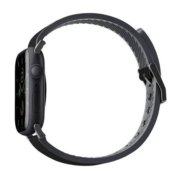 Etui Uniq pasek Straden na Apple Watch 1/2/3/4/5/6/7/8/SE/SE2/Ultra 42/44/45/49mm. Leather Hybrid Strap - czarne-2285869