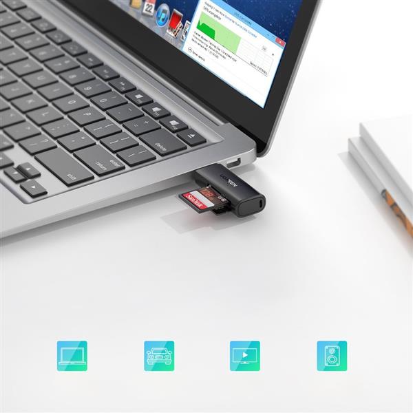 Czytnik kart SD/TF Ugreen CM264 USB 3.0 - czarny-3130134