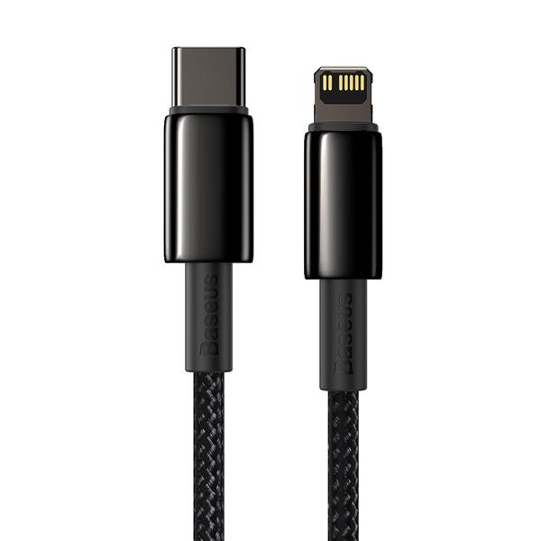 Baseus kabel Tungsten PD USB-C - Lightning 2,0 m czarny 20W-2099776