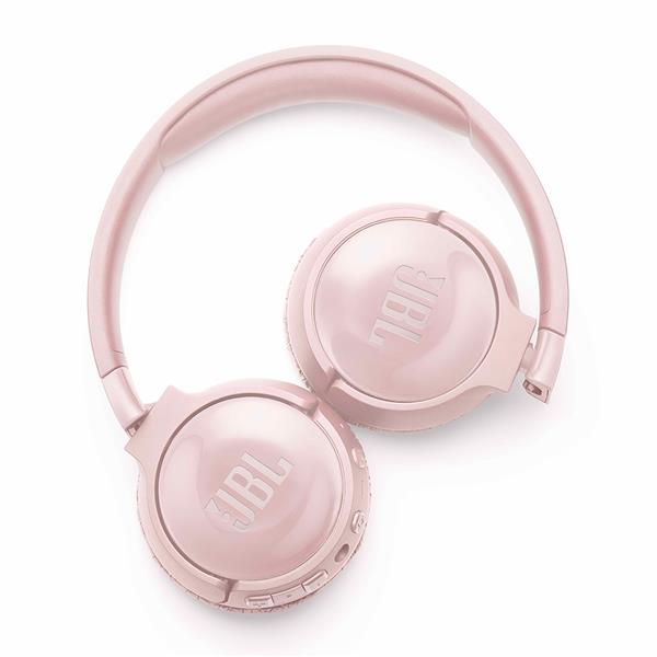 JBL słuchawki bezprzewodowe nauszne z redukcją szumów T600BT NC różowe-1563085