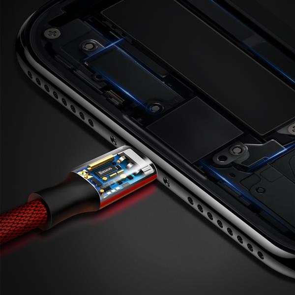 Baseus kabel Yiven USB - Lightning 1,2 m 2A czerwony-2044406