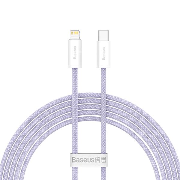 Baseus Dynamic 2 Series kabel do szybkiego ładowania USB-C - Lightning 20W 480Mb/s 2m fioletowy-2622156