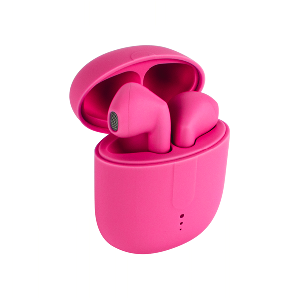 Setty słuchawki Bluetooth TWS z etui ładującym STWS-16 różowe-3068438