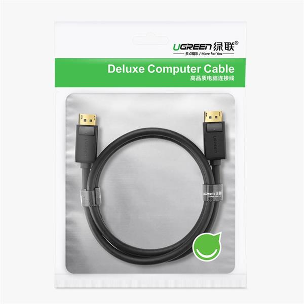 Ugreen kabel przewód DisplayPort 1.2 4K 2 m czarny (DP102 10211)-2169685