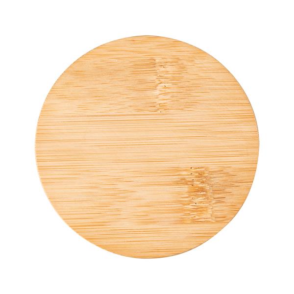 Kubek ceramiczny z bambusową przykrywką, czarny-2015820