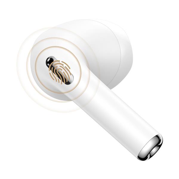 Baseus E8 bezprzewodowe słuchawki Bluetooth 5.0 TWS douszne wodoodporne IPX5 biały (NGE8-02)-2237653