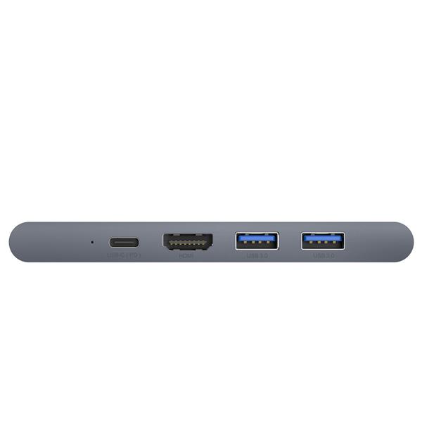 Baseus wielofunkcyjny HUB 7w1 stacja dokująca USB C Thunderbolt (MacBook Pro 2016 / 2017 / 2018) szary-2964227