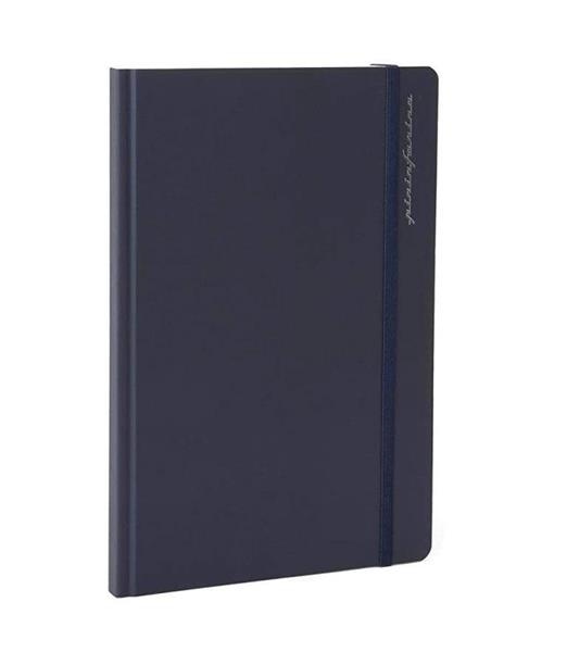 PININFARINA Segno Notebook Stone Paper, notes z kamienia, niebieska okładka, linie-3039970
