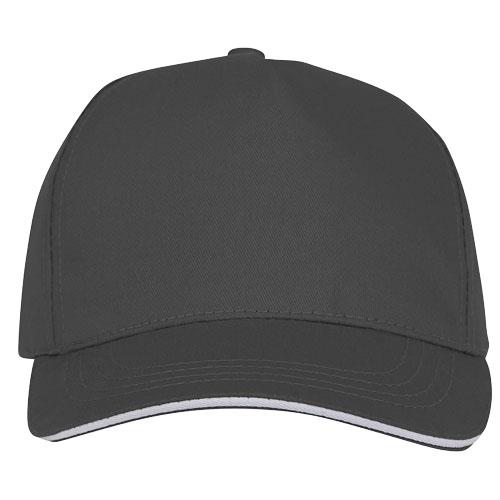 rozowy, 5-panelowa czapka CETO-2327446