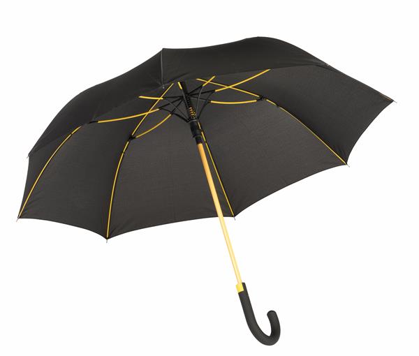 Automatyczny parasol CANCAN, czarny, żółty-2303256
