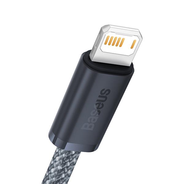 Baseus kabel do iPhone USB - Lightning 1m, 2,4A szary (CALD000416)-2281120