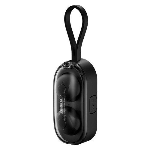 Remax dokanałowe bezprzewodowe słuchawki Bluetooth 5.0 TWS zielony (TWS-15 black)-2173665