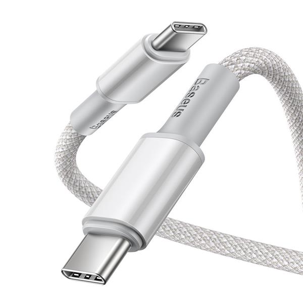 Baseus kabel USB Typ C - USB Typ C szybkie ładowanie Power Delivery Quick Charge 100 W 5 A 2 m biały (CATGD-A02)-2171178
