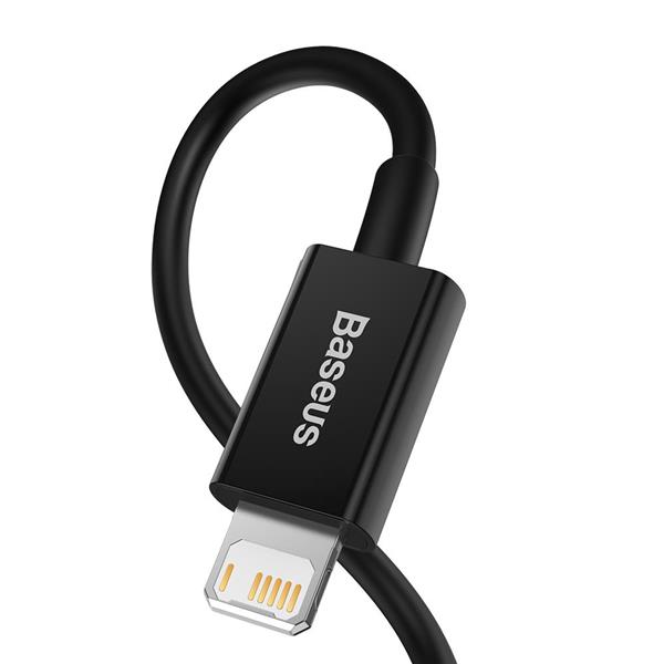 Baseus kabel Superior USB - Lightning 1,0 m 2,4A czarny-3016340