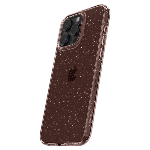 Spigen Liquid Crystal Glitter, rose quartz - iPhone 15 Pro Max-3138722