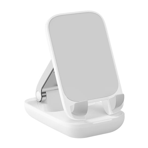 Regulowany stojak na telefon Baseus Seashell Series - biały-3120066