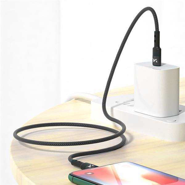 Wozinsky kabel przewód USB Typ C - Lightning Power Delivery 18W 1m czarny (WUC-PD-CL1B)-2209305