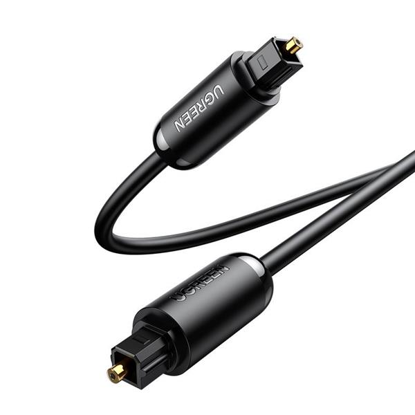 Ugreen optyczny kabel przewód audio 1,5 m cyfrowy światłowód Toslink SPDIF szary (70891)-2168088