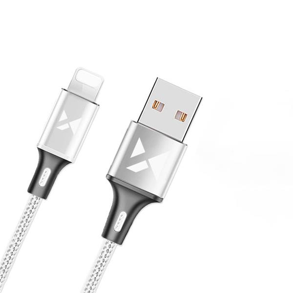 Wozinsky kabel przewód USB - Lightning 2,4A 2m biały (WUC-L2W)-2269568