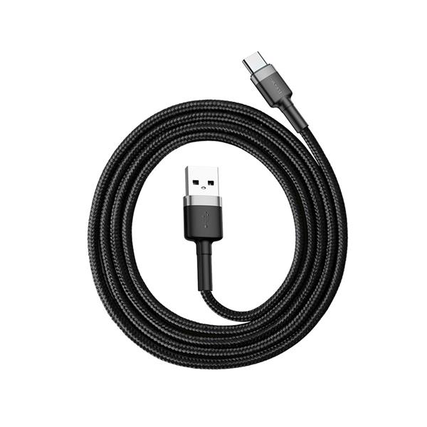 Baseus kabel Cafule USB - USB-C 1,0 m 3A szaro-czarny-2112488