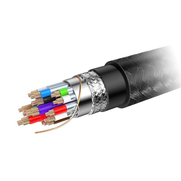 Choetech kabel przewód USB Typ C (męski) - HDMI (męski) 4K 60Hz 2 m czarny (CH0021-BK)-2218793