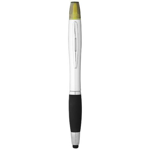Długopis ze stylusem i zakreślaczem Nash-2310105