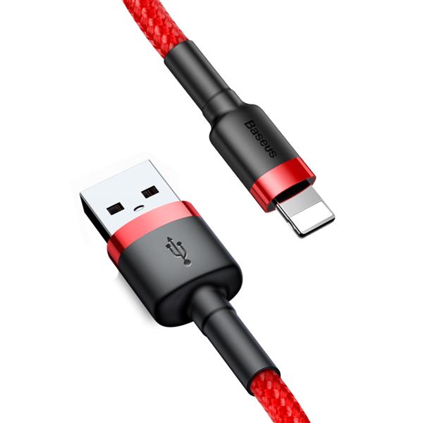Baseus kabel Cafule USB - Lightning 2,0 m 1,5A czerwony-3004628