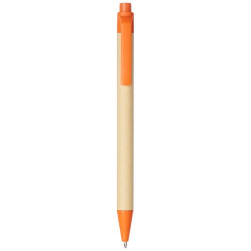 Długopis Berk z kartonu z recyklingu i plastiku kukurydzianego-2311177