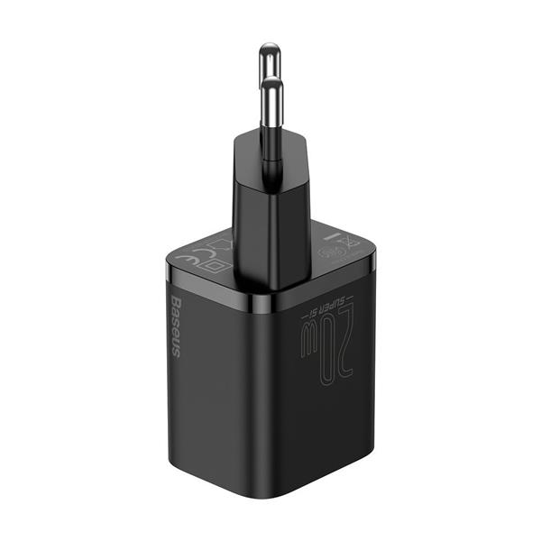 Baseus Super Si 1C szybka ładowarka USB Typ C 20 W Power Delivery czarny (CCSUP-B01)-2189785