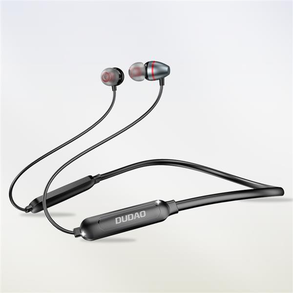 Dudao sportowe bezprzewodowe słuchawki Bluetooth 5.0 neckband szare (U5H-Grey)-2219989