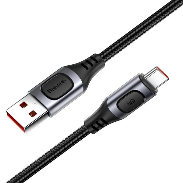 Baseus kabel Flash USB - USB-C 1,0 m 5A szary-2116012