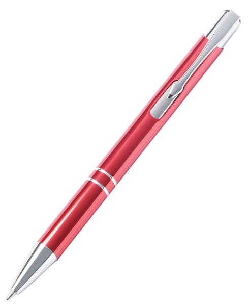 Aluminiowy długopis TUCSON, czerwony-2307015