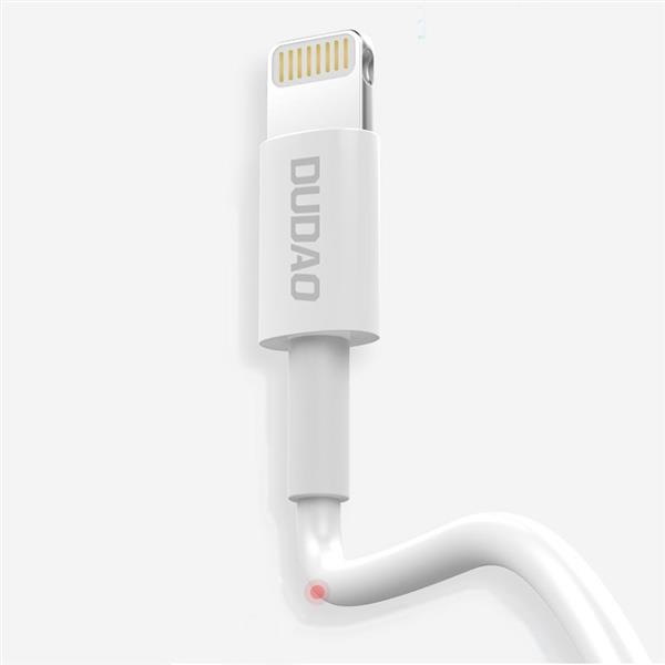 Dudao przewód kabel USB / Lightning 3A 1m biały (L1L white)-2148251