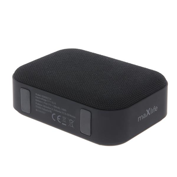 Maxlife głośnik Bluetooth MXBS-03 3W czarny-3023437
