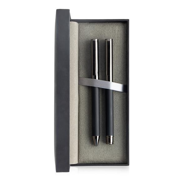 Zestaw metalowe pióro kulkowe oraz długopis-3183616