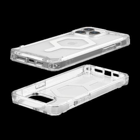 UAG Plyo Magsafe - obudowa ochronna do iPhone 15 Pro Max kompatybilna z MagSafe (ice-white)-3140935