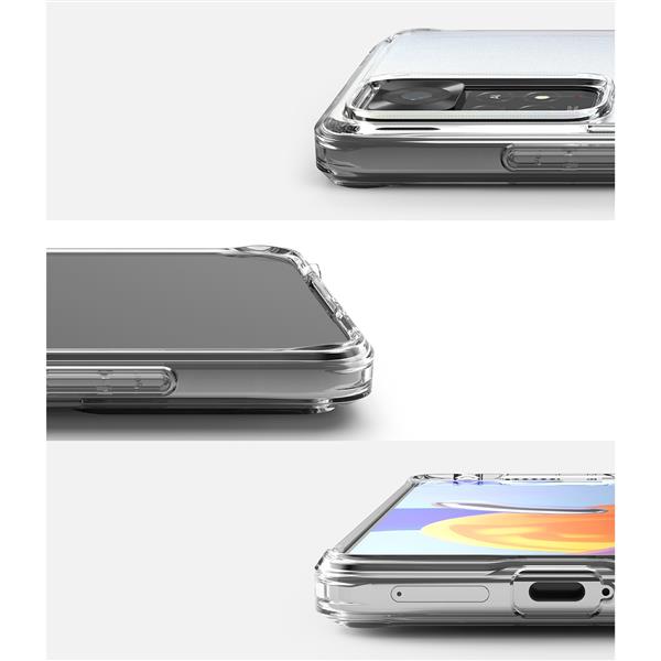 Ringke Fusion etui pokrowiec z żelową ramką Xiaomi Redmi Note 11S / Note 11 przezroczysty (F623E52)-2299618