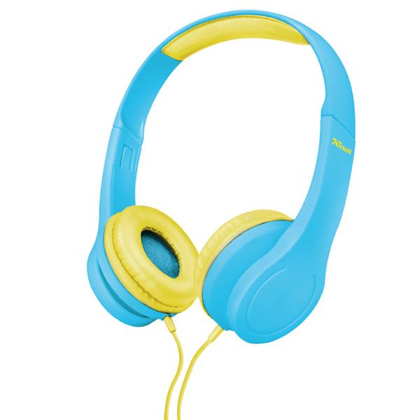 Trust słuchawki przewodowe nauszne Bino Kids niebieskie-1178138