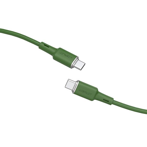 Acefast kabel USB Typ C - USB Typ C 1,2m, 60W (20V/3A) zielony (C2-03 oliver green)-2270077