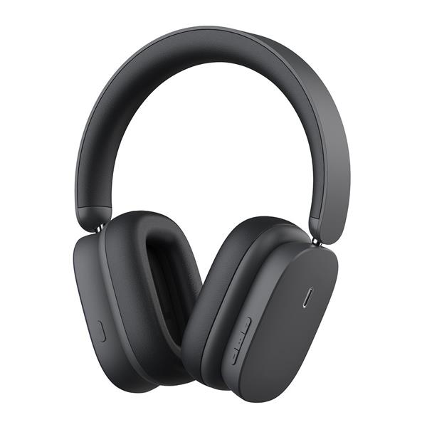 Baseus Bowie H1 słuchawki bezprzewodowe Bluetooth 5.2 ANC szary (NGTW230013)-2404048