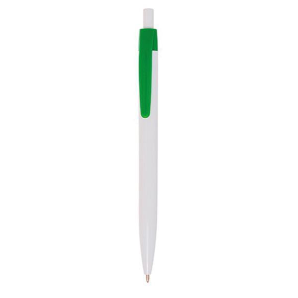 Długopis plastikowy z kolorowym klipsem-1915655