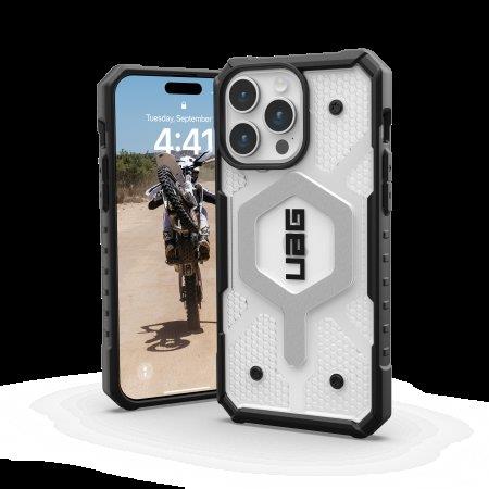 UAG Pathfinder Magsafe - obudowa ochronna do iPhone 15 Pro Max (ice)-3140834