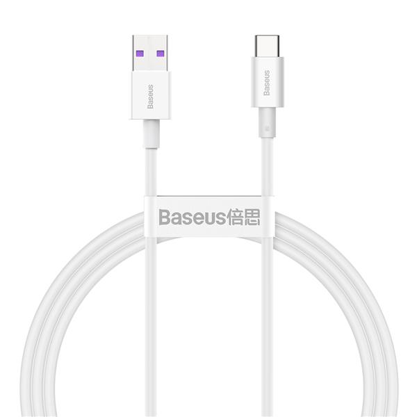 Baseus kabel Superior USB - USB-C 1,0 m biały 66W-2099782