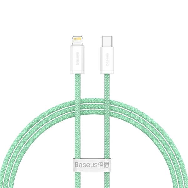 Baseus Dynamic kabel USB Typ C - Lightning Power Delivery 20W 1m  zielony (CALD000006)-2243091