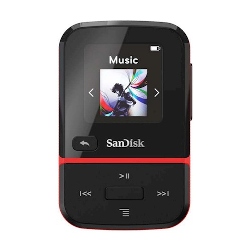 SanDisk odtwarzacz MP3 16 GB Clip Sport Go Czerwony-2100571