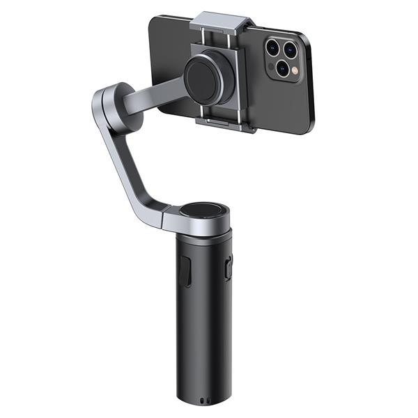 Baseus 3 osiowy Gimbal statyw do telefonu smartfona ręczny stabilizator obrazu do filmów zdjęć Live Streaming Vlog YouTube TikTok szary (SUYT-D0G)-2200549