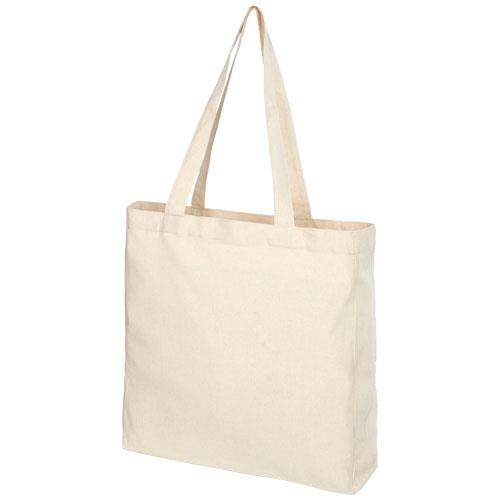 Pheebs poszerzana torba na zakupy z bawełny z recyclingu o gramaturze 210 g/m2-2333523